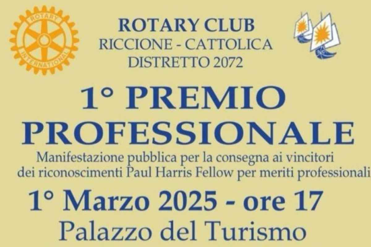 Rotary Club Riccione Cattolica: un premio per il talento locale. La cerimonia di premiazione del Rotary Club Riccione Cattolica. Un evento per valorizzare le professionalità di Riccione e Cattolica. 