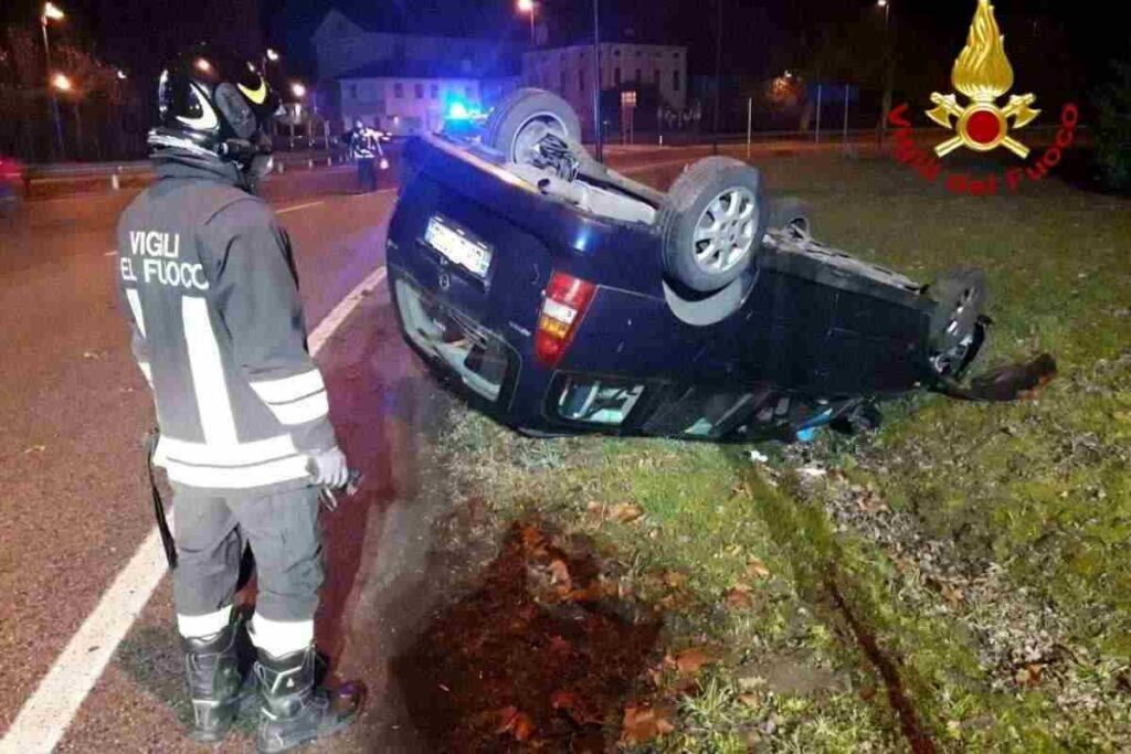 Incidente sulla via Godo Vecchia. Dinamica complessa dell'incidente. 