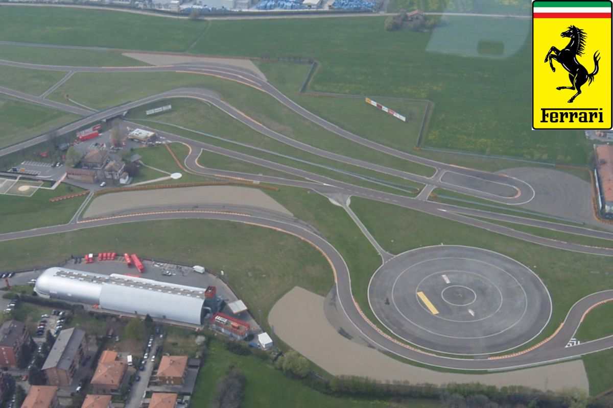 Una nuova pista test per la Ferrari a Fiorano. Ferrari investe in una test track a Fiorano. Fiorano si espande: una nuova test track Ferrari.